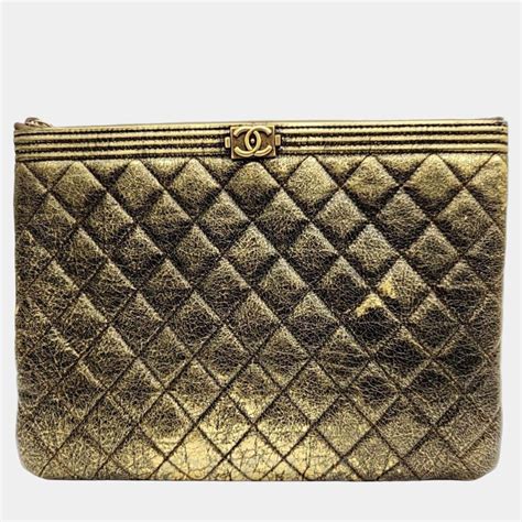 chanel boy caviar clutch|Chanel Caviar Boy O.